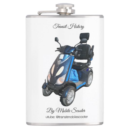 Große Taschenflasche Flachmann (Vorderseite)
