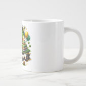 Große Tasse 10. Geburtstag Pixel (Rechts)