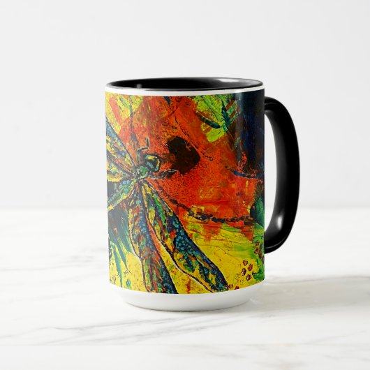 Große Tasse der Libellen (VorderseiteRechts)