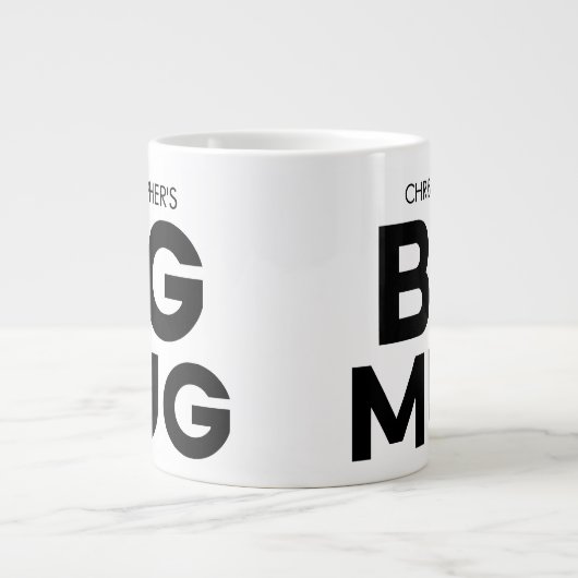 Große Tasse | Große Tasse | Jumbo-Cup | INDIVIDUEL (Vorderseite)