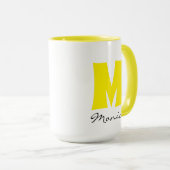 Große Tasse | Große Tasse | Script-Individuelle Na (VorderseiteRechts)