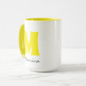 Große Tasse | Große Tasse | Script-Individuelle Na (Vorderseite Links)