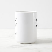 Große Tasse - Koffein = Glück (Mittel)