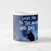 Große Tasse Liebe zum Mond und zurück (Vorderseite)