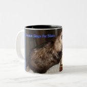 Große Tasse mit Gesang-Opossum (Vorderseite Links)