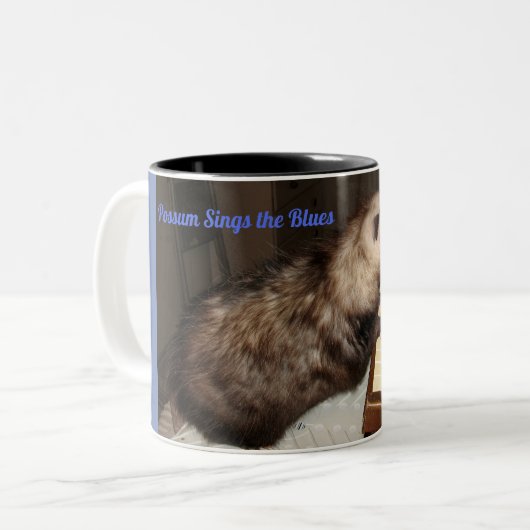 Große Tasse mit Gesang-Opossum (Vorderseite Links)