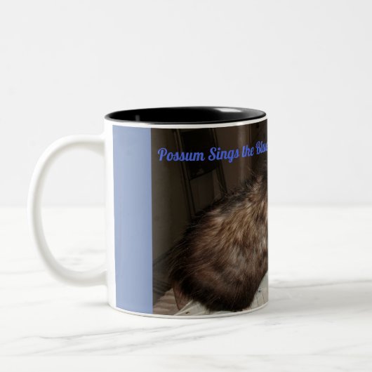 Große Tasse mit Gesang-Opossum (Links)