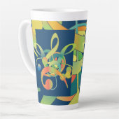 Große Tasse mit Grafikdesign von Pat Willard Desig (Linke Ecke)