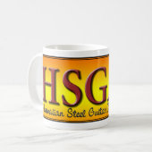 Große Tasse mit großem Logo (Vorderseite Links)