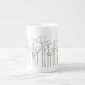 Große Tasse mit Kalifornien Poppies (Vorderseite)