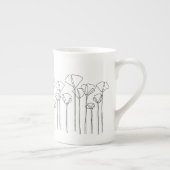 Große Tasse mit Kalifornien Poppies (Rechts)