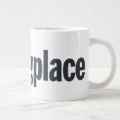 Große Tasse mit Logo für Meingplace (Rechts)