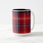Große Tasse - roter Lichtie Tartan - kundengerecht (VorderseiteRechts)