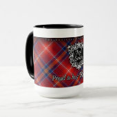 Große Tasse - stolz, ein rotes Lichtie zu sein! - (Vorderseite Links)