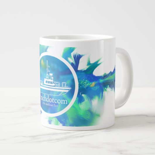 große Tasse von Bootswaggons (Vorderseite Rechts)