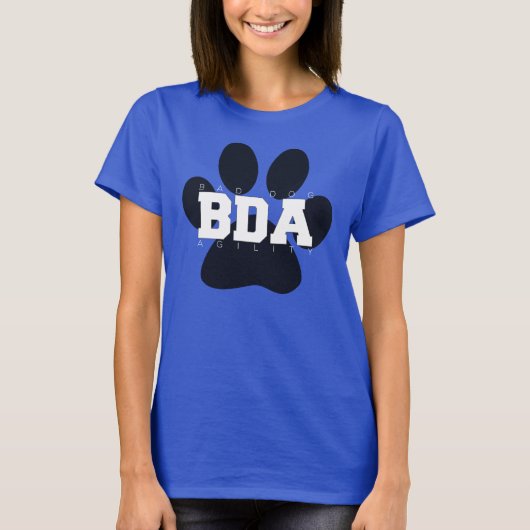 Große Tatze, freche Hunde I <3 ziehen sich zurück T-Shirt (Vorderseite)