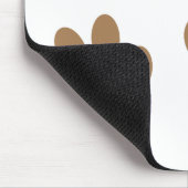 Große Tatzenirischer Wolfhound-Mama Mousepad (Ecke)