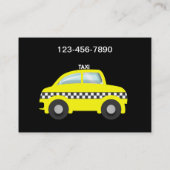 Große Taxi-Visitenkarten Visitenkarte (Rückseite)
