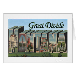Große Teilung, Montana - Große Briefmarkenszenen