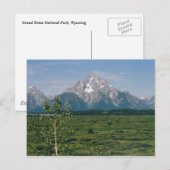 Große Tetons, Wyoming Postkarte (Vorne/Hinten)