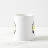 Große Text 325ml personalisierte Pickleball-Tasse Kaffeetasse (Mittel)