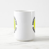 Große Text 450ml Personalisierte Pickleball-Tasse Kaffeetasse (Mittel)