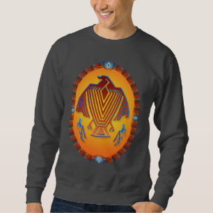 Große Thunderbird-Oval-Shirts Sweatshirt