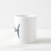 Große Thunfische Kaffeetasse (Mittel)