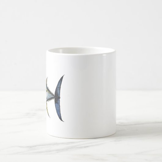 Große Thunfische Kaffeetasse (Mittel)
