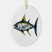Große Thunfische Keramik Ornament (Rechts)