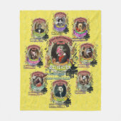 Große Tierkomponist-klassische Musik Fleecedecke (Vorderseite)