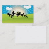 Große TierVisitenkarte Visitenkarte (Vorne/Hinten)