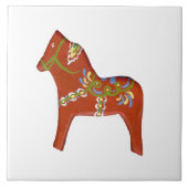 Große Tile mit Dala Pferd Fliese (Vorderseite)