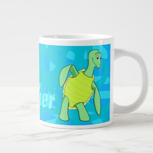 Große Toby-Schildkröte Jumbo-Tasse (Rechts)