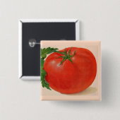 große Tomate Button (Vorne & Hinten)