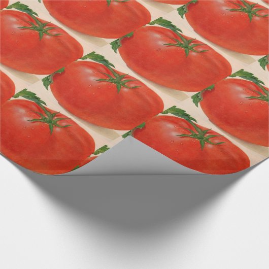 große Tomate Geschenkpapier (Ecke)