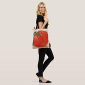 große Tomate Tasche (Am Model)