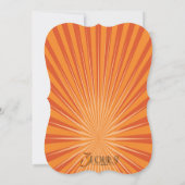 GRÖSSE TOP-ZIRKISCHE KARNIVALE BIRTHTAGINVITATIONE EINLADUNG (Rückseite)