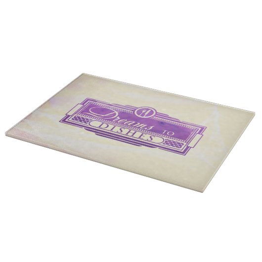 Große Träume für Geschirr Schneiden Board Schneidebrett (Ecke)