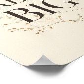 Große Träume haben Poster (Ecke)