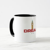 Große Träume haben Tasse (Vorderseite Links)