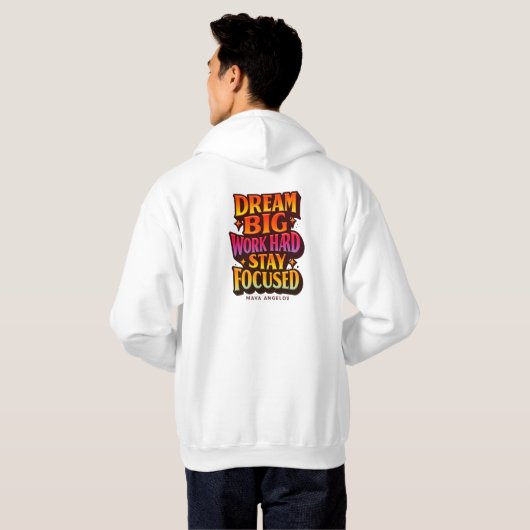 Große Träume Hoodie (Schwarz voll)