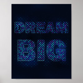 Große Träume – Inspirierende Motivationszitate Poster