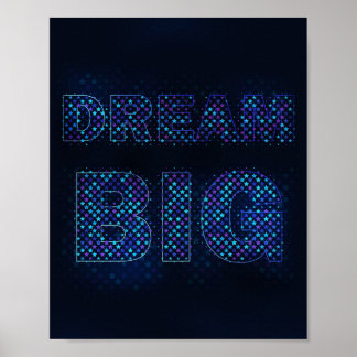 Große Träume – Inspirierende Motivationszitate Poster