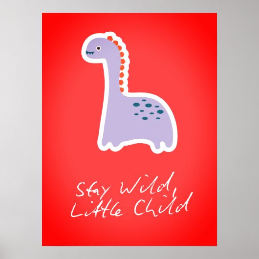 Große Träume Kleiner Einer Kinderzimmer Wandkunst Poster (Vorne)