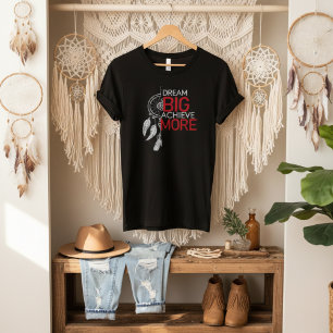 Große Träume, mehr erreichen Motivierender Traumfä T-Shirt