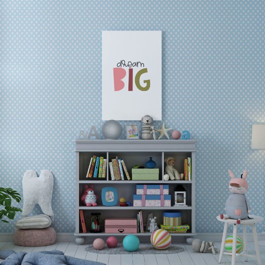 Große Träume Typografie Poster