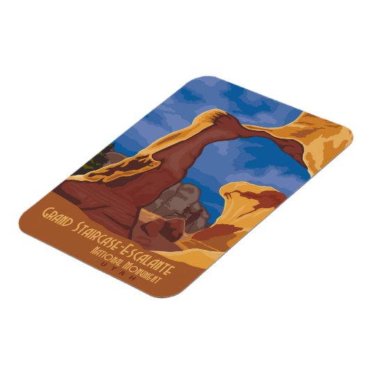 Große Treppe Escalante Magnet (Linke Seite)