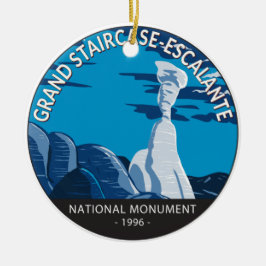 Große Treppe Escalante Nationales Monument Utah Keramik Ornament