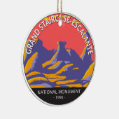 Große Treppe Escalante Nationales Monument Utah Keramik Ornament (Rechts)